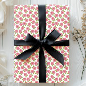 Sfeervolle Roze Rozen Cadeaupapier