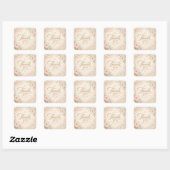 Sfeervolle Shabby Chic Dank Je Stickers (Vel)