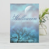 Sfeervolle uitnodigingen voor Halloween-feest (Staand voorkant)
