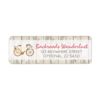 Sfeervolle Vintage Fiets Rustieke Retouradres