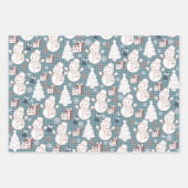 Sfeervolle Whimsical Holiday  Inpakpapier Vel (Voorkant 3)