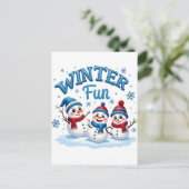 Sfeervolle winterachtergrond voor magische wintera feestdagenkaart (Staand voorkant)