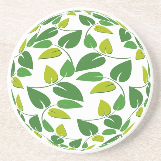 Sferische bloemvorm Onderzetters (Voorkant)