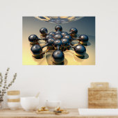 Sferische tranen (begint bij $12,80) poster (Keuken)