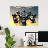 Sferische tranen (begint bij $12,80) poster (Thuiskantoor)