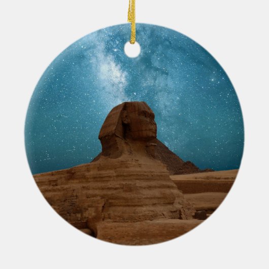 Sfinx: Egypte Keramisch Ornament (Achterkant)