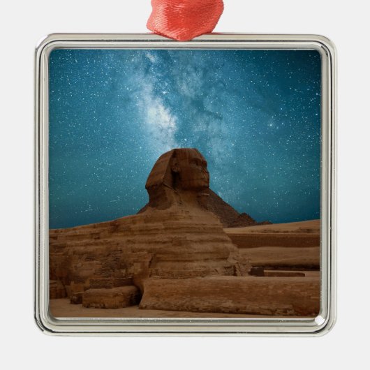 Sfinx: Egypte Metalen Ornament (Voorkant)