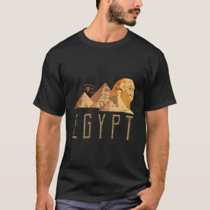 Sfinx Egypte piramide koning T-shirt