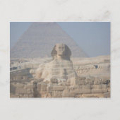 Sfinx en piramide in Egypte Briefkaart (Voorkant)