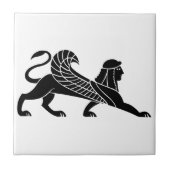 Sfinx, Grieks reliëf Tegeltje (Voorkant)