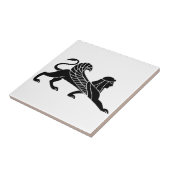 Sfinx, Grieks reliëf Tegeltje (Zijkant)