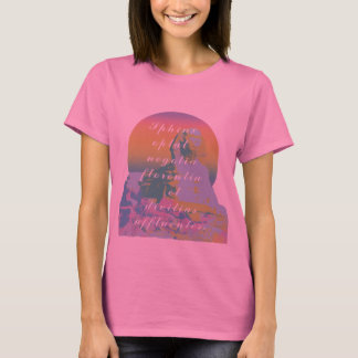 Sfinx Latijnse Citaat Griekse Kunst T-shirt