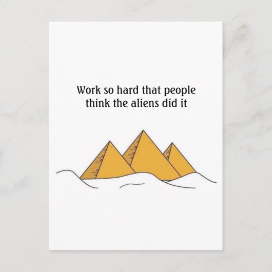 Sfinx piramides Oude Egypte Khufu Pharoah Briefkaart (Voorkant)