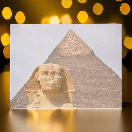 Sfinx piramides Oude Egypte Khufu Pharoah Briefkaart