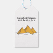 Sfinx piramides Oude Egypte Khufu Pharoah Cadeaulabel (Voorkant)