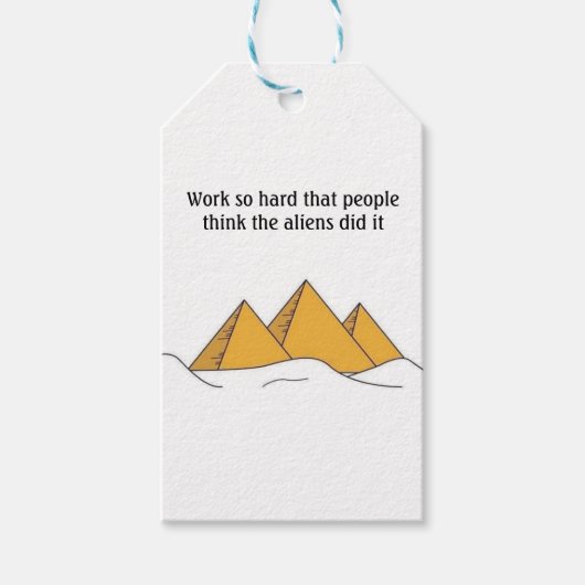 Sfinx piramides Oude Egypte Khufu Pharoah Cadeaulabel (Voorkant)