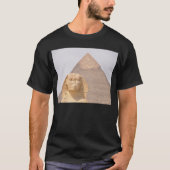 Sfinx piramides Oude Egypte Khufu Pharoah T-shirt (Voorkant)