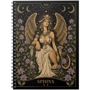 Sfinx, Sterrenlicht Tarot Kunst Notitieboek