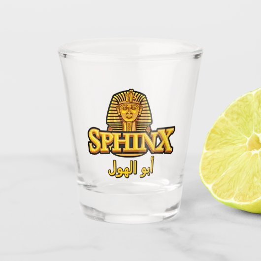 Sfinxglas Shot Glas (Voorkant)