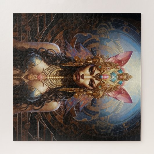 sfinxvrouw legpuzzel (Horizontaal)