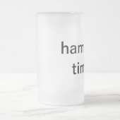 sfl hammer - tijd ! matglas bierpul (Center)