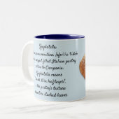 Sfogliatella napoletana - Mok met twee toontonen (Voorkant links)