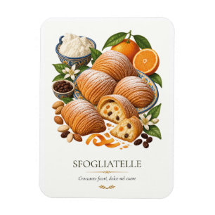 Sfogliatelle – Klassiek Italiaans Dessert Magneet