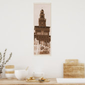 Sforza Castle Milano Poster (Keuken)