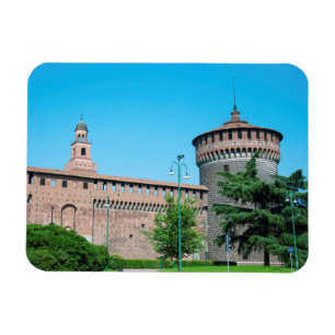 Sforza Kasteeltoren Italië milan architectuur land Magneet