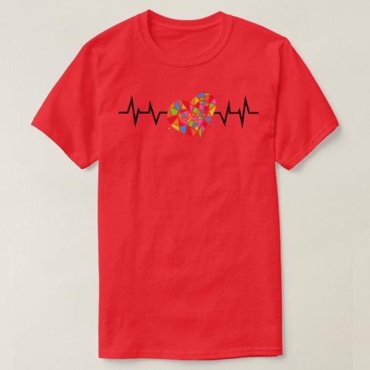Sfound Glas Heartbeat T-shirt (Design voorkant)