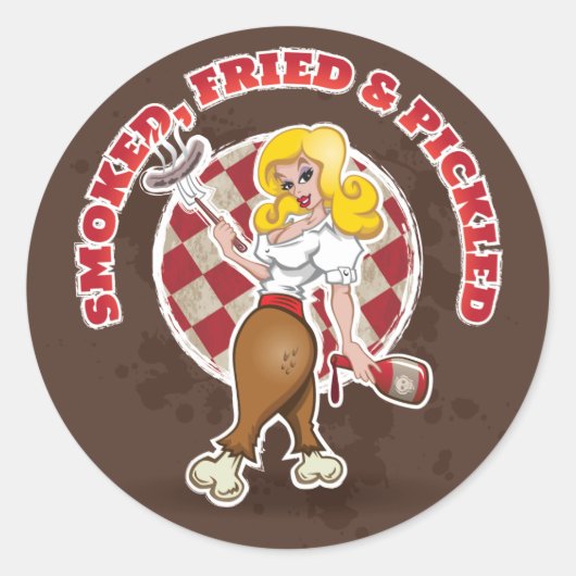 SFP'ed Q-Stickers Ronde Sticker (Voorkant)