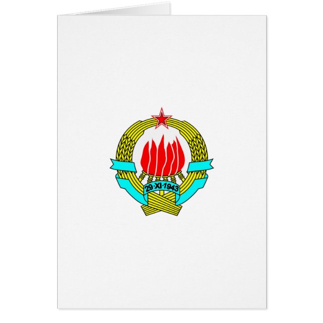 SFR Joegoslavië-kaart (Voorkant)