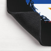 SFR Joegoslavië - Kaart - Emblem - Vlag Mousepad. Muismat (Hoek)