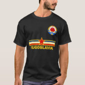 SFRJ Joegoslavië Vlag T-Shirt (Voorkant)