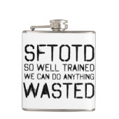 SFTOTD Afgewerkte kolf Heupfles (Voorkant)