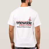 SFU Reneable Energy Center T-Shirt (Achterkant)