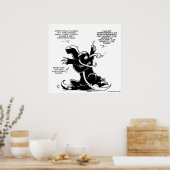 SFWA-honingbadgers: overwerken Poster (Keuken)