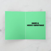 SFYNX HAARLOZE KAT KITTEN KERST KAART (Binnen)