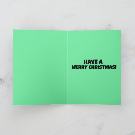 SFYNX HAARLOZE KAT KITTEN KERST KAART (Binnen)