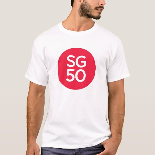 SG50 Man T-Hemden T-shirt (Voorkant)