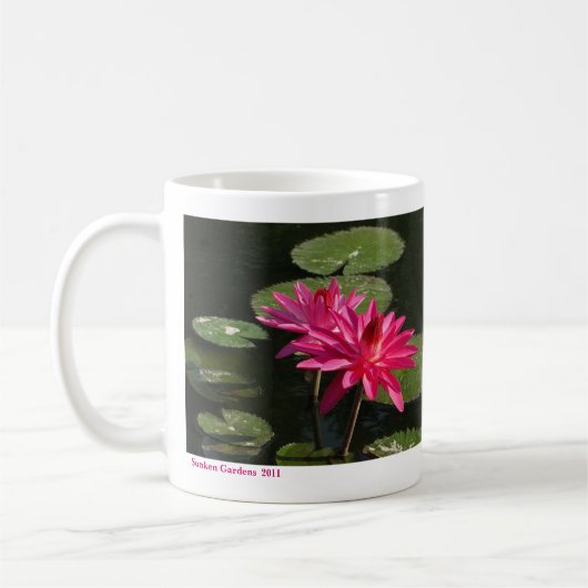 SG 2 Pink Water Lilies Mok nieuwste #4 00421 (Links)