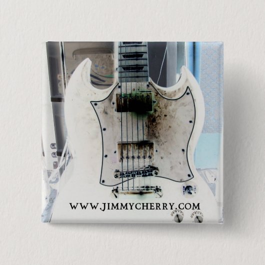 SG - negatief Vierkante Button 5,1 Cm (Voorkant)