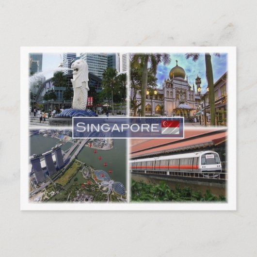 SG Singapore - Briefkaart (Voorkant)