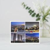 SG Singapore - Briefkaart (Staand voorkant)