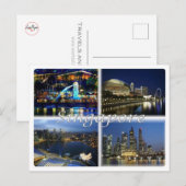 SG Singapore - Briefkaart (Voorkant / Achterkant)