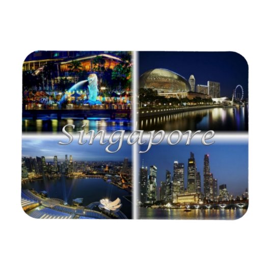 SG Singapore - Magneet (Horizontaal)