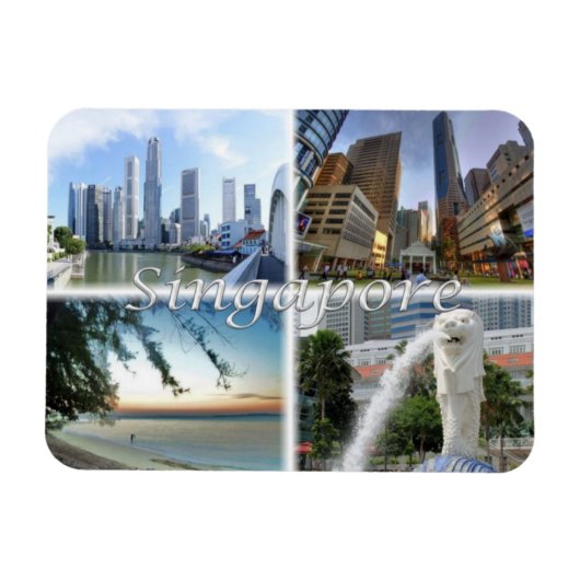 SG Singapore - Magneet (Horizontaal)