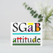 Sgab-houding Briefkaart (Staand voorkant)