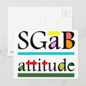 Sgab-houding Briefkaart (Voorkant / Achterkant)