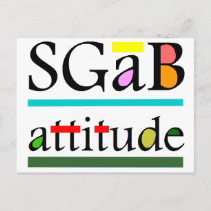 Sgab-houding Briefkaart